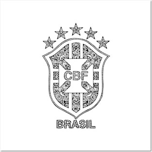 BRASIL NATIONAL FOOTBALL TEAM Posters and Art